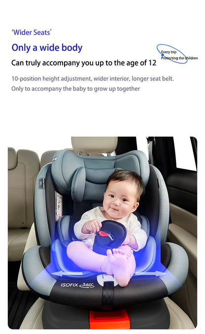 Magic ZC 360° Swivel Car Seat ISOFIX | i-Size | 9–36 kg | Footrest Included