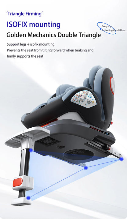 Magic ZC 360° Swivel Car Seat ISOFIX | i-Size | 9–36 kg | Footrest Included