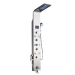 LED Shower Panel System - SPA Massage Jets with Waterfall Rain & Bidet Sprayer