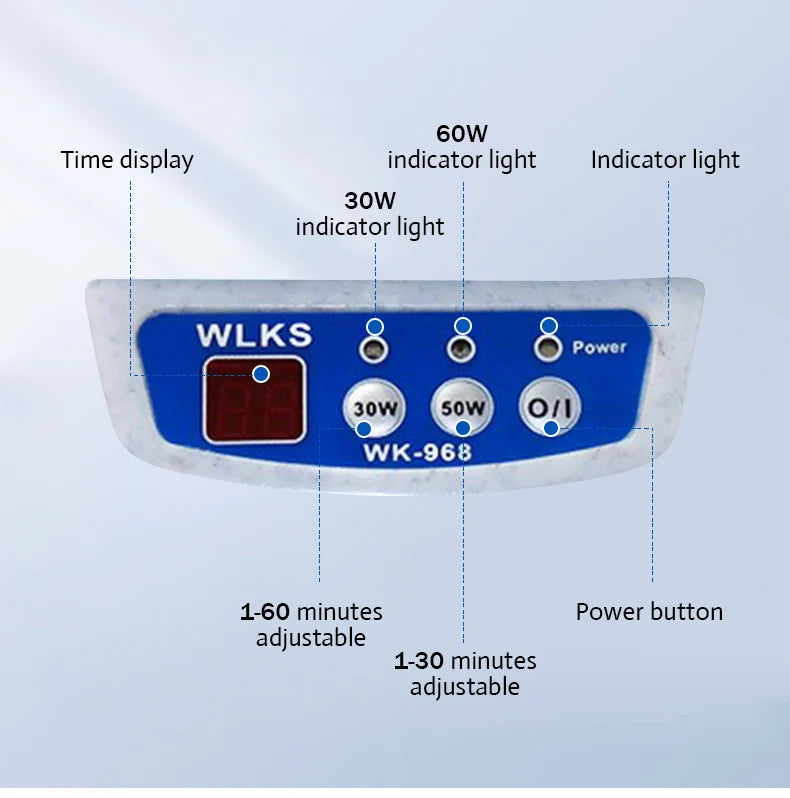 Ultrasonic Cleaner Sonicator Bath 40kHz