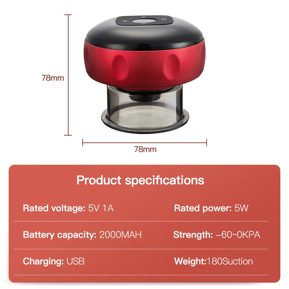 Electric Vacuum Cupping Body Massager.