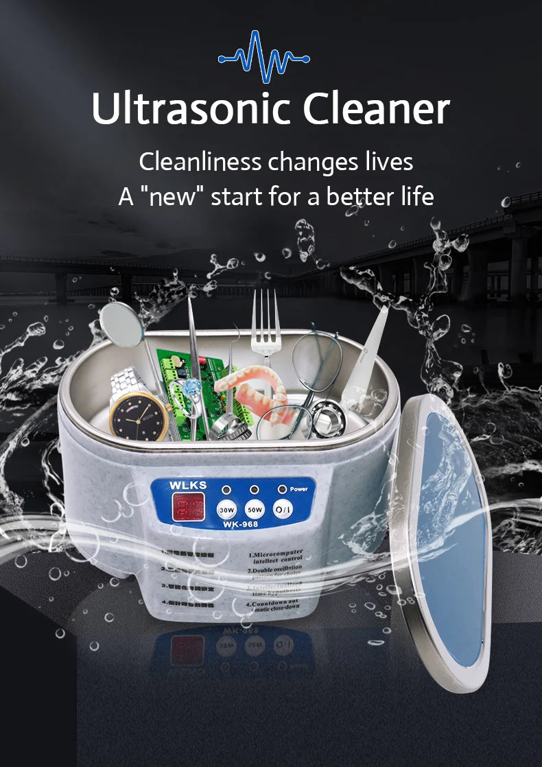 Ultrasonic Cleaner Sonicator Bath 40kHz