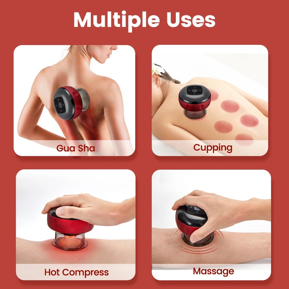 Electric Vacuum Cupping Body Massager.