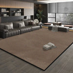 Solid Color Plush Rug - Modern Abstract Carpet for Living Room & Bedroom 160x200cm