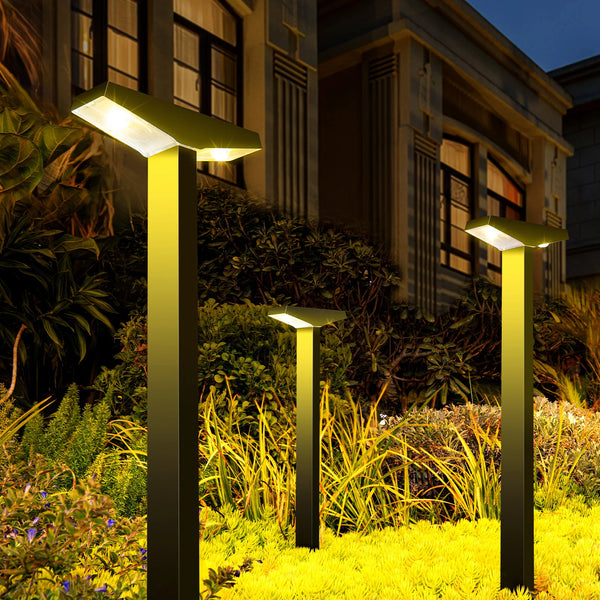 Solar Lawn Ground Lights | IP44 Waterproof | Warm White or White | 6 Pack