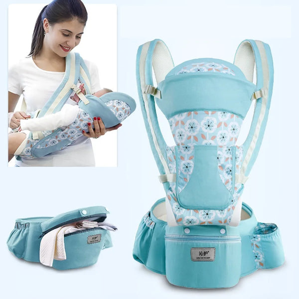 Ergonomic Baby Carrier with Hip Seat | 15 Carry Positions | Newborn to 4 Years | All Seasons