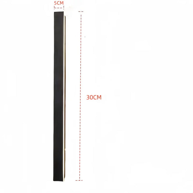 NOBLILUX VistaSteel | Modern LED Outdoor Wall Light | IP65 | AC85–245V | Stainless Steel | 30–200cm