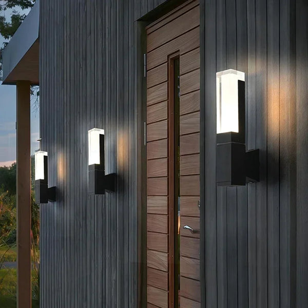 LED Outdoor Wall Lamp | IP65 | PIR Motion Sensor Option | 7W & 14W | Aluminium | Porch & Garden