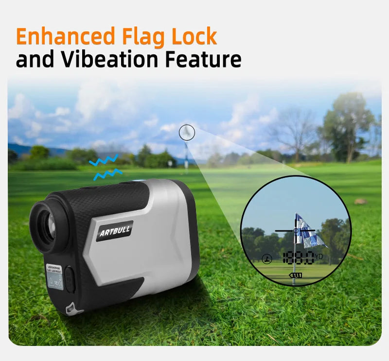 Artbull Golf Laser Rangefinder 1200m, 650m.