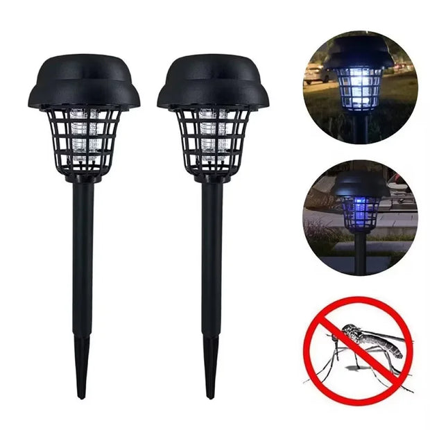 Solar Bug Zapper & Mosquito Repellent Lamp | Waterproof | Indoor & Outdoor | 2 or 4 Pack