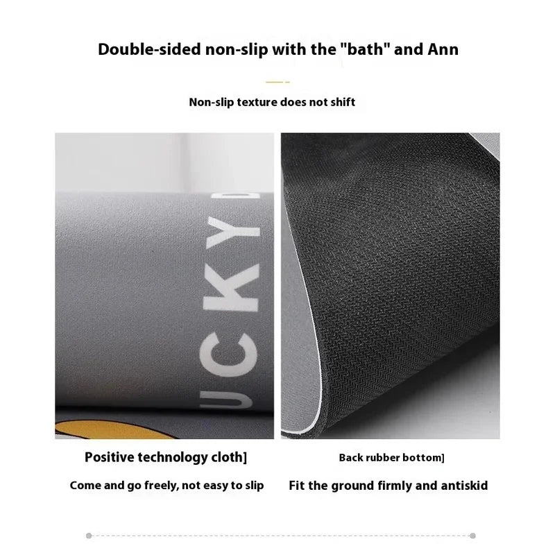 Diatomite Kitchen Mat - Non-Slip No-Wash Absorbent Waterproof Floor Rug 1/2pc