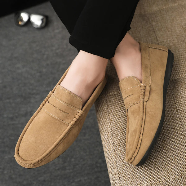 Men's Casual Slip-On Work Shoes – Everyday Driving Loafer