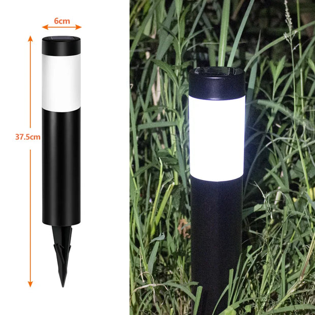 Solar Floor Lamp with Motion Sensor | IP65 Waterproof Garden Lawn Light | 6-pack