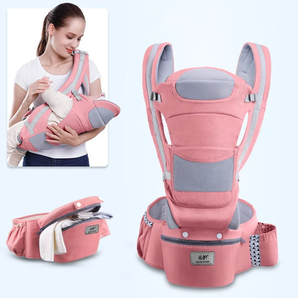 Ergonomic Baby Carrier with Hip Seat | 15 Carry Positions | Newborn to 4 Years | All Seasons