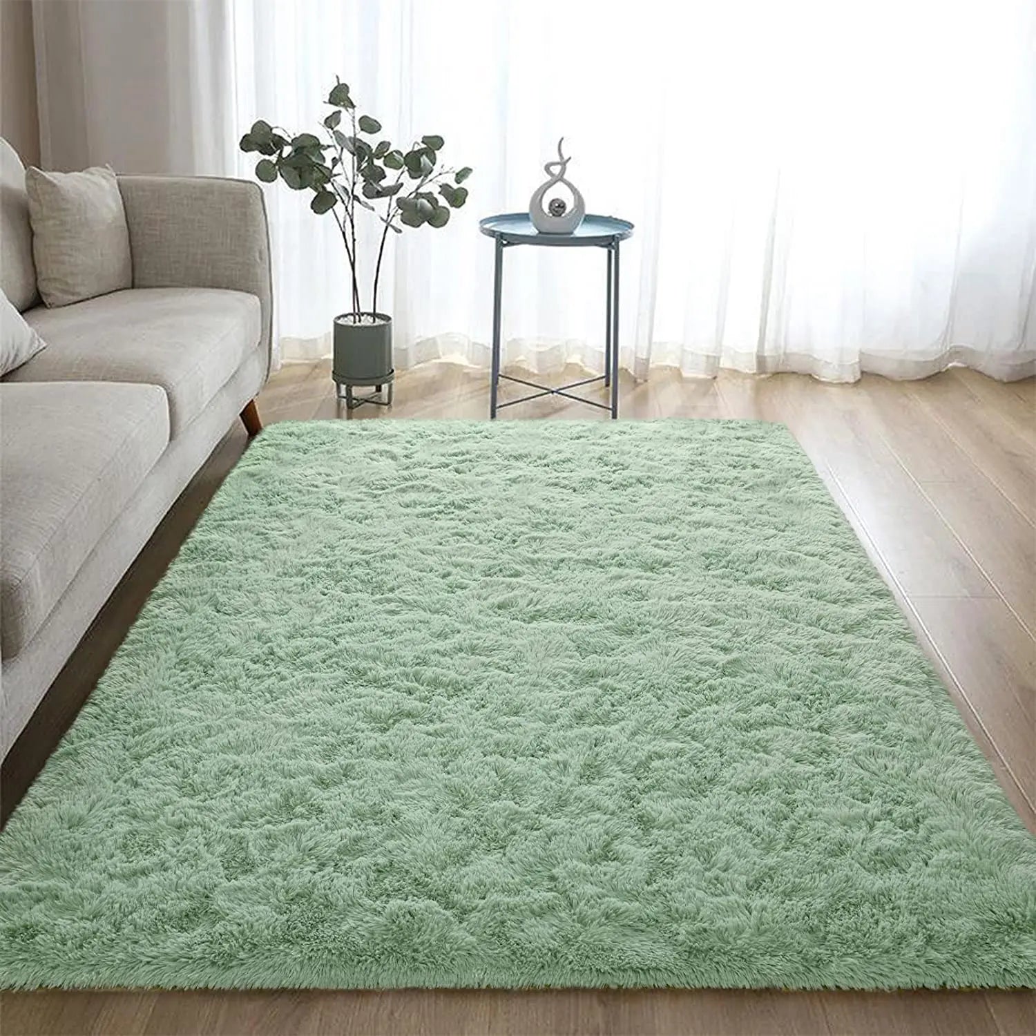 Soft Plush Bedroom Non-Slip Carpet.