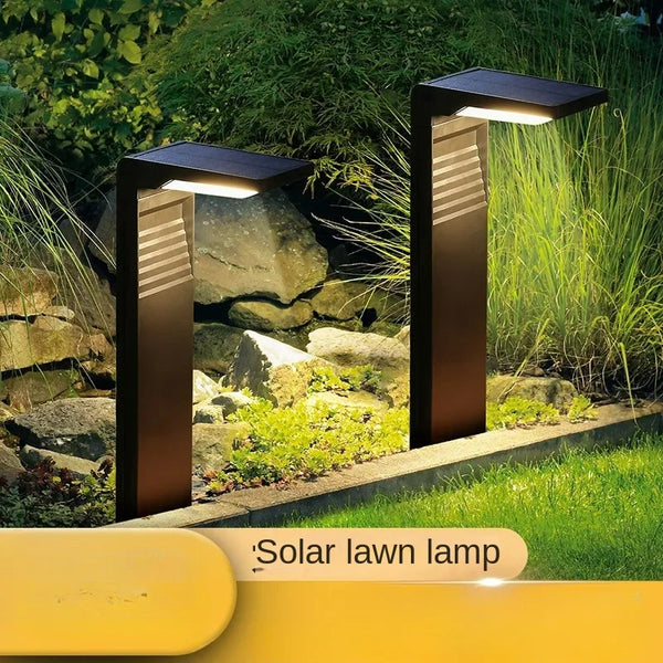 Solar Courtyard Plug-in Lawn Light | Waterproof Outdoor Landscape Lamp | 2-pack