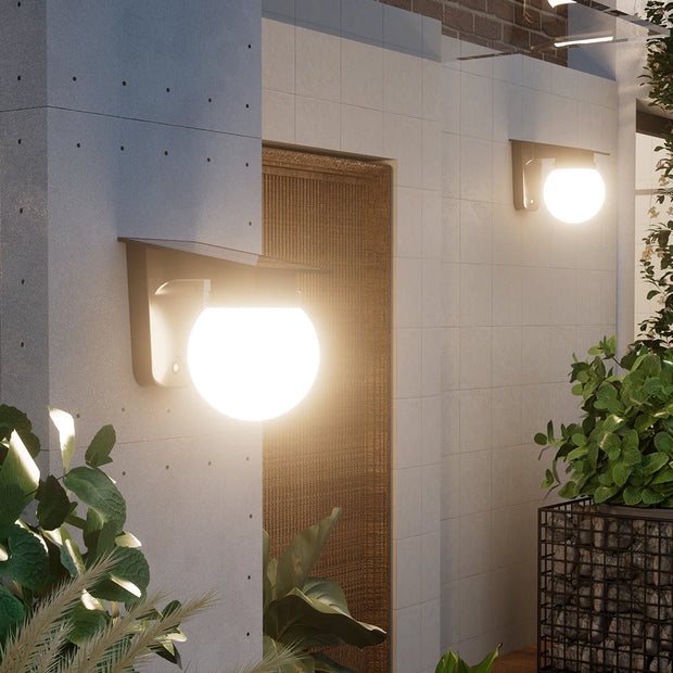 Smart Dimmable Solar Wall Light | IP65 | 3 Light Modes | Auto On/Off