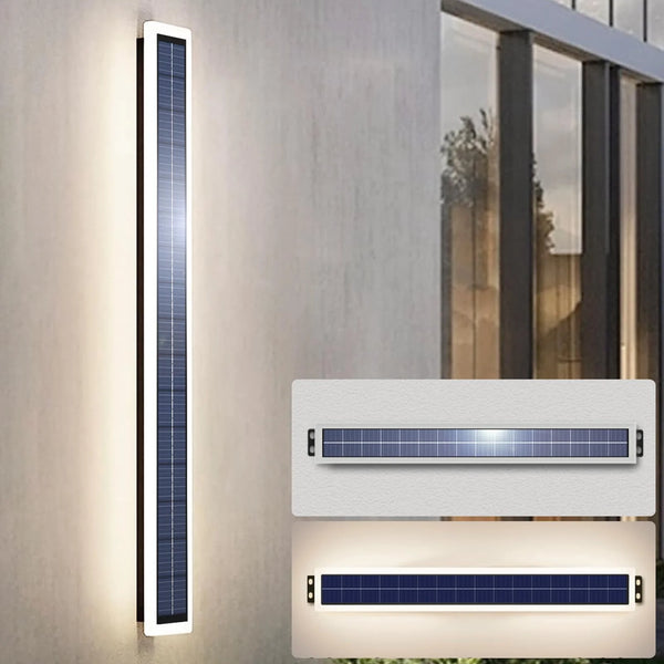 Solar Outdoor Wall Light | 10W LED Porch Lamp | IP65 Waterproof | 60cm | Warm White
