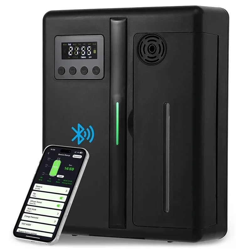 Bluetooth Wall-Mounted Air Freshener Diffuser with Essential Oils