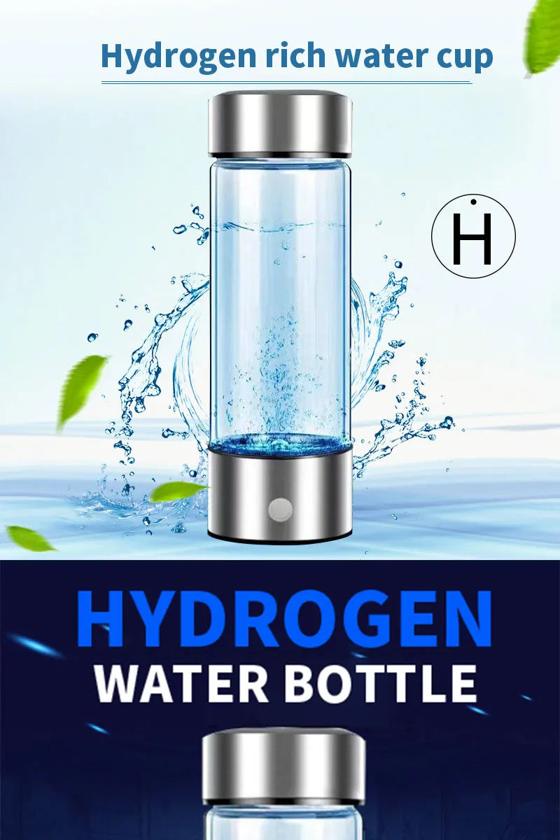 420ml - Portable Hydrogen-Rich Water Generator Bottle.