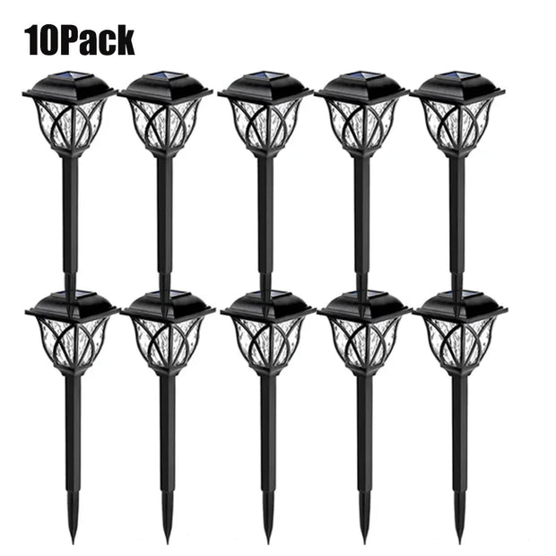 Solar Yard Pathway Lights | Bright LED Lawn Lamps | 1–10 Pack