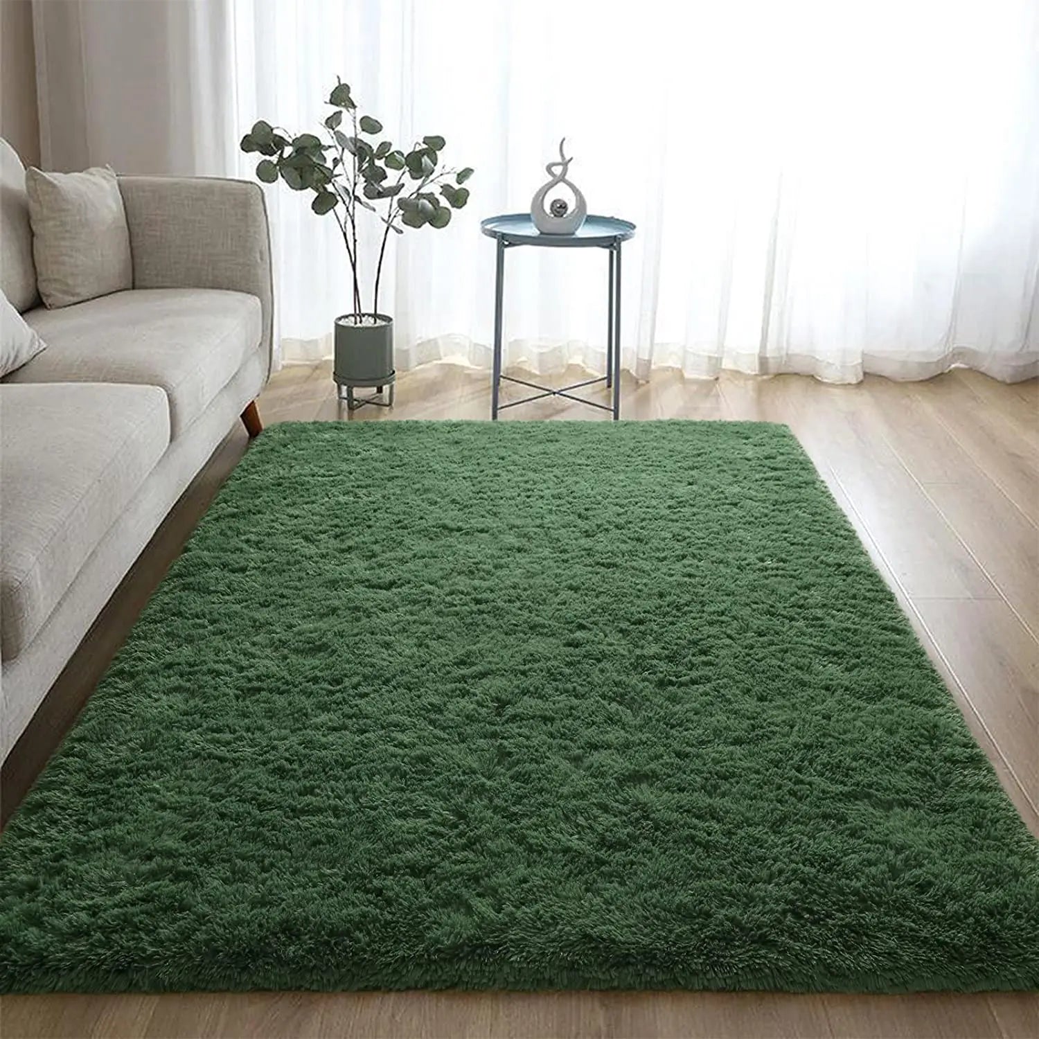 Soft Plush Bedroom Non-Slip Carpet.