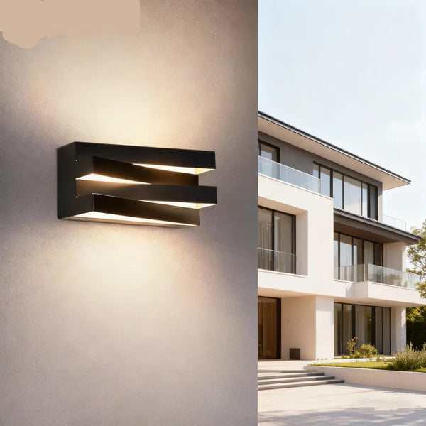 NOBLILUX SquareWall | Modern Square LED Outdoor Wall Lamp | 7W & 12W | Warm White / Neutral / Cool White