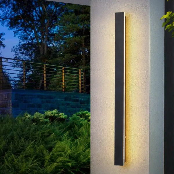 NOBLILUX SensorStrip | Minimalist LED Outdoor Strip Wall Lamp | IP65 | PIR Induction | 30–120cm