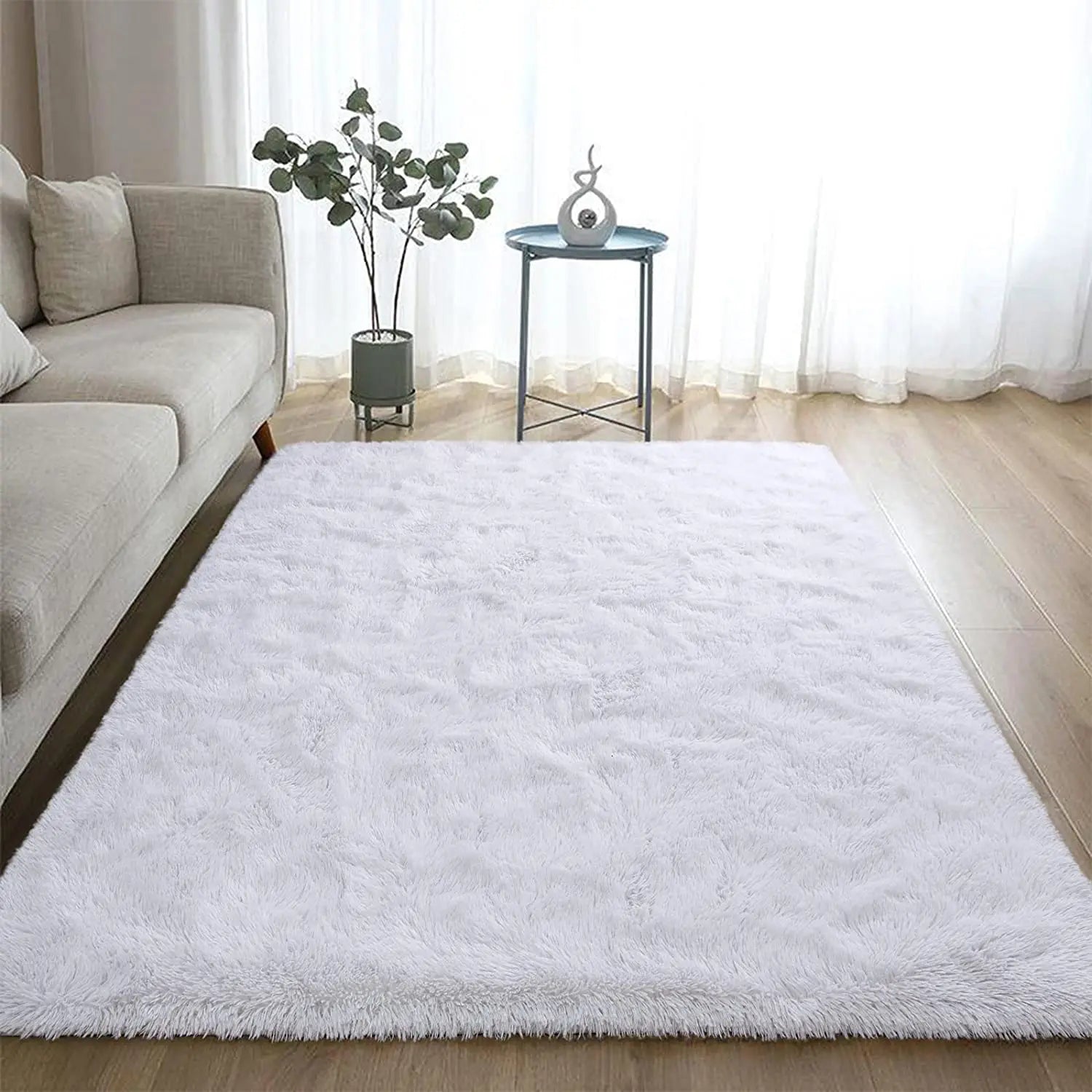 Soft Plush Bedroom Non-Slip Carpet.