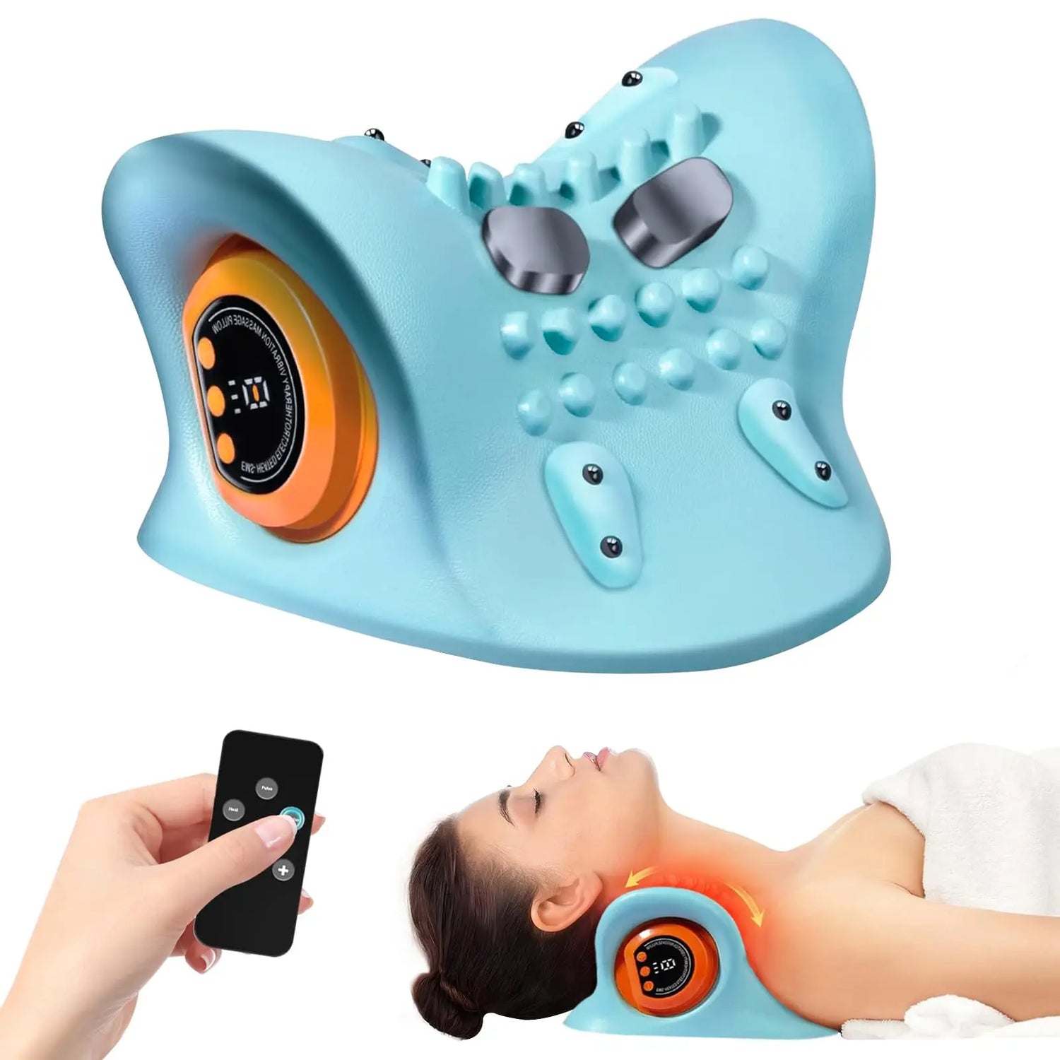 Cozy Heat Neck Massager Pillow