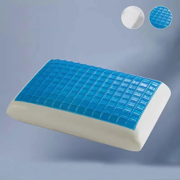 Gel Memory Foam Pillow – Neck Pain Relief | Cooling & Magnetic Therapy