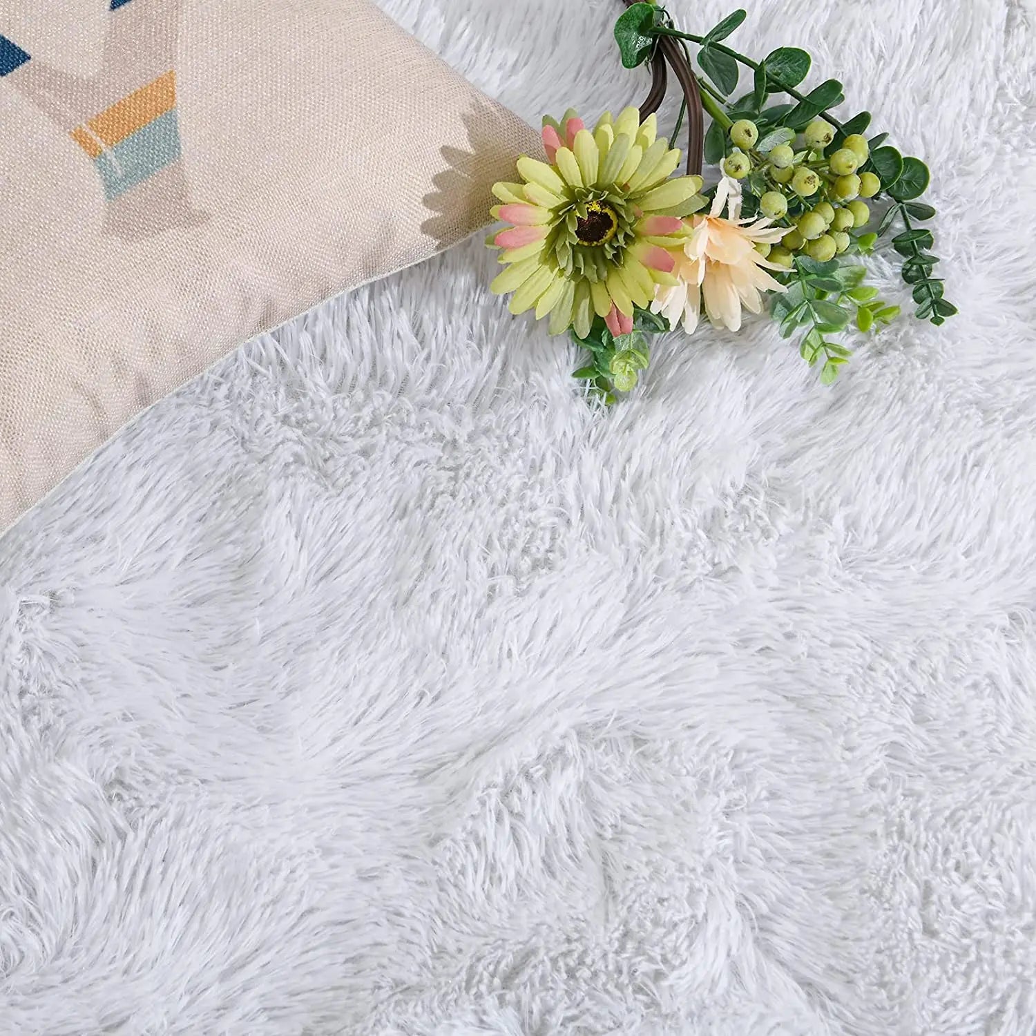 Soft Plush Bedroom Non-Slip Carpet.