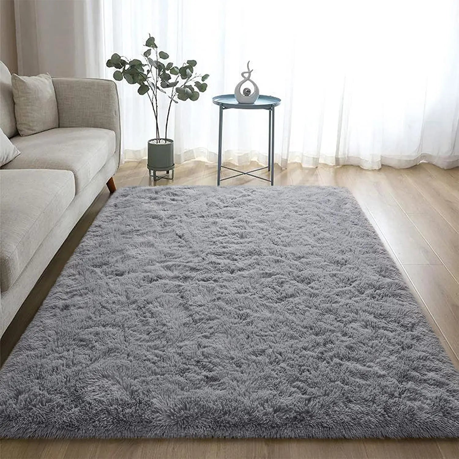 Soft Plush Bedroom Non-Slip Carpet.