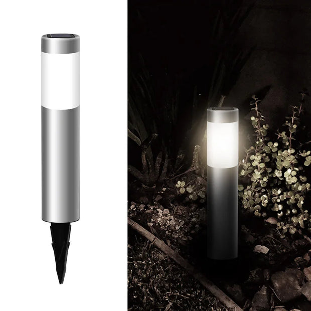 Solar LED Garden Street Light with Motion Sensor | Lawn & Courtyard Lamp | 2-pack