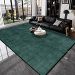 Plush Green Area Rug - Large Elegant Carpet for Living Room & Dining Room 140x200cm