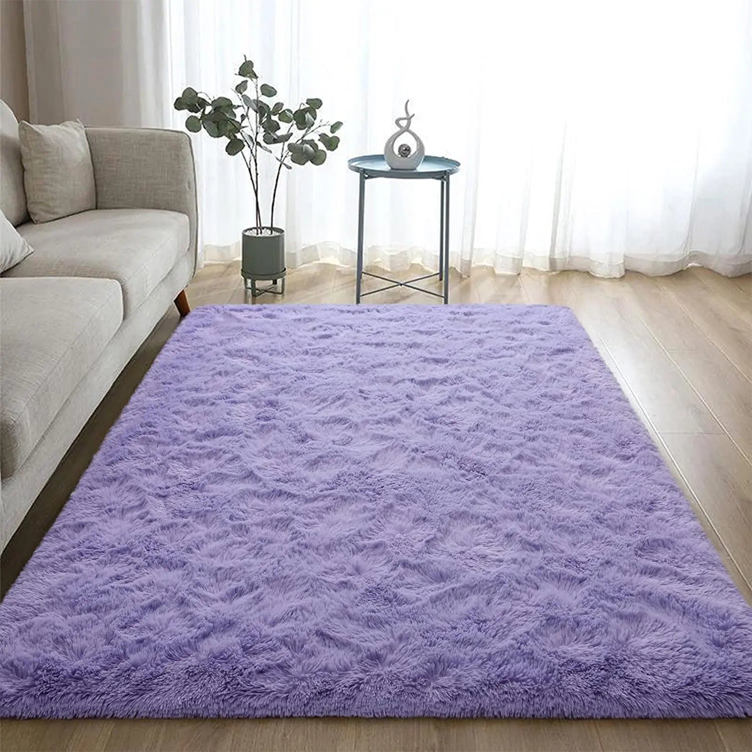 Soft Plush Bedroom Non-Slip Carpet.