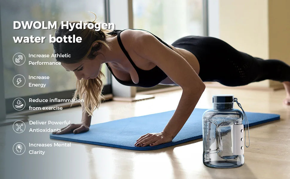 Portable Hydrogen Water Generator Bottle - 1.5L.