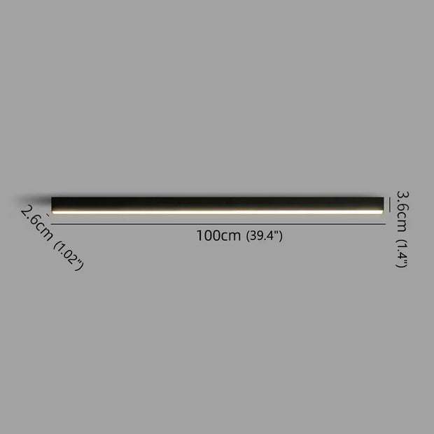 Outdoor Long Strip Wall Lamp | Rainproof | Corridor & Sunshine Room | Dimmable 3 Colour | 50–100cm