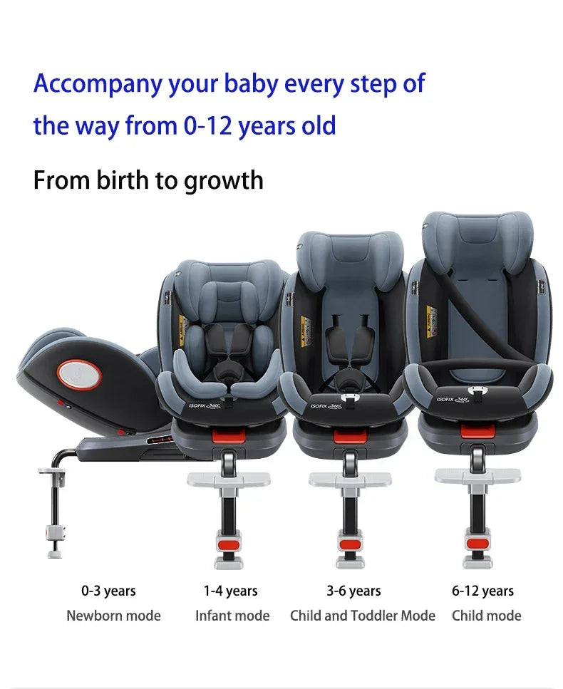 Magic ZC 360° Swivel Car Seat ISOFIX | i-Size | 9–36 kg | Footrest Included