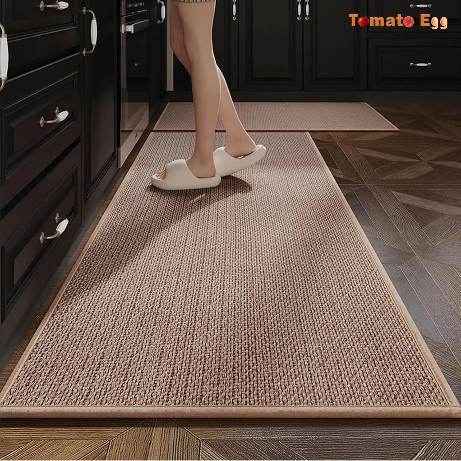 Microfiber Kitchen Rug - Non-Slip Washable Absorbent Mat for Home & Corridor