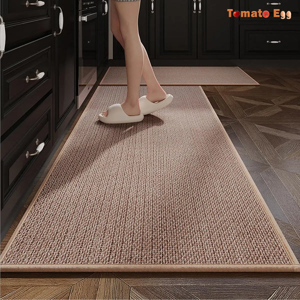 Microfiber Kitchen Rug - Non-Slip Washable Absorbent Mat for Home & Corridor