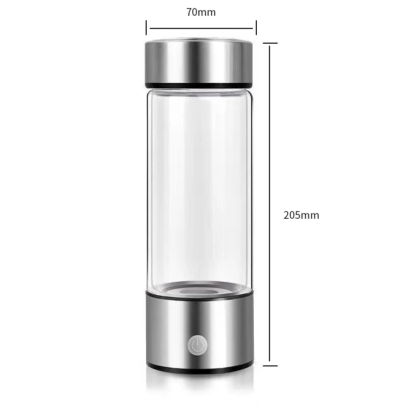 420ml - Portable Hydrogen-Rich Water Generator Bottle.