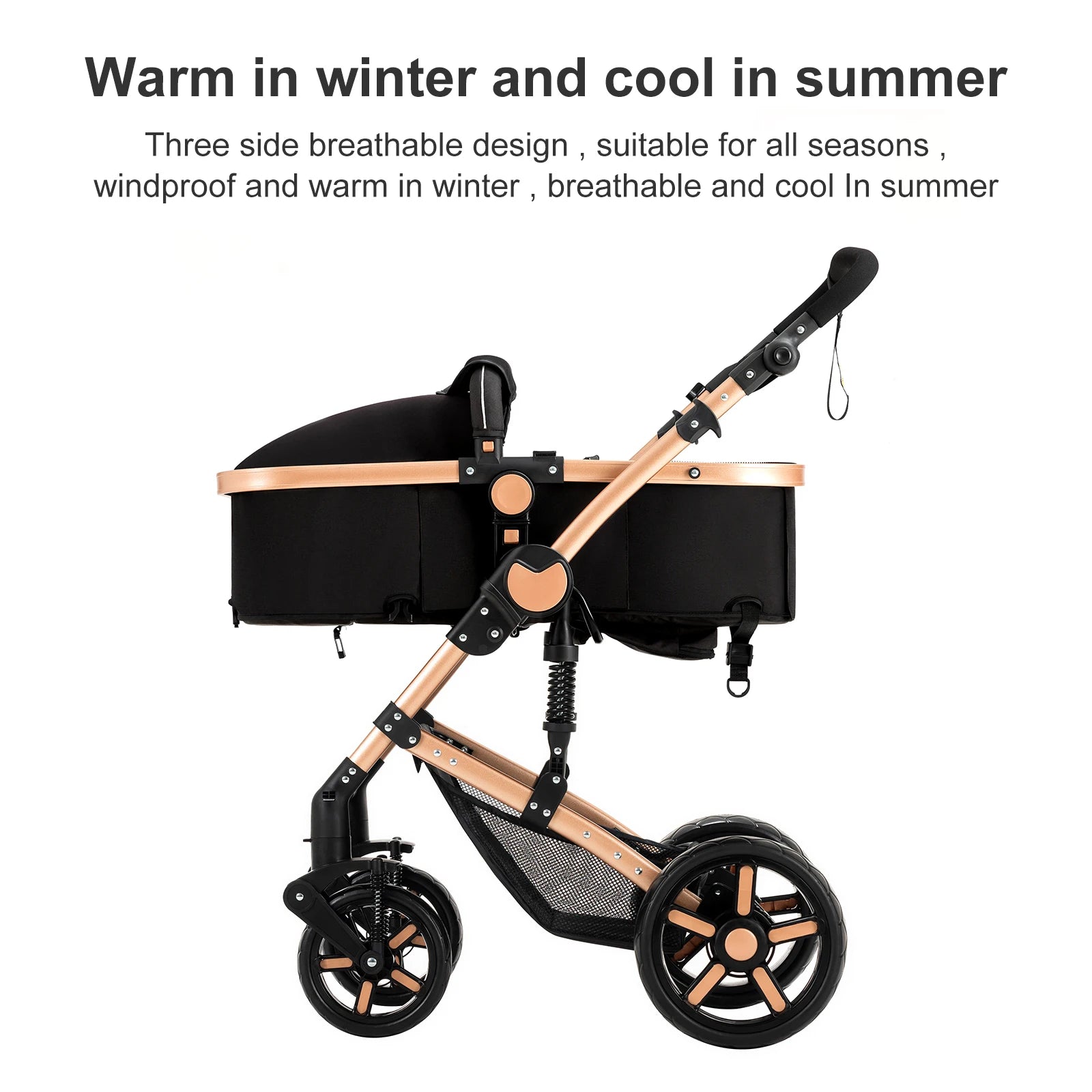 3-in-1 Multifunctional Baby Stroller with car seat - 3in1 Baby Pram