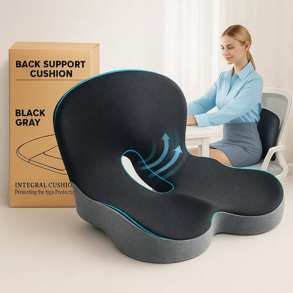 NOBLILUX memory foam seat cushion for office chairs and truck drivers