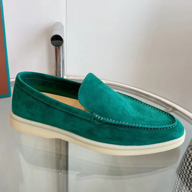 Unisex Genuine Leather Loafers – Couple&