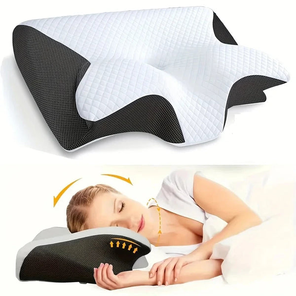 Butterfly Cervical Memory Foam Pillow – Neck Pain Relief | Orthopedic