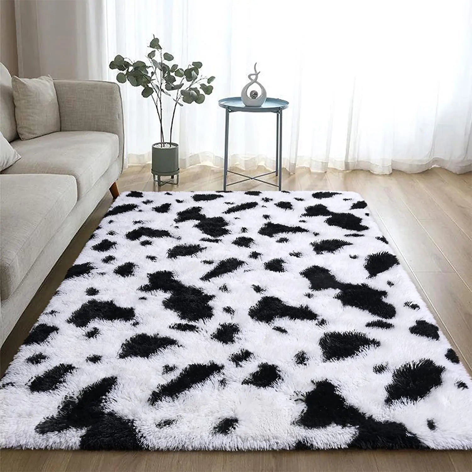 Soft Plush Bedroom Non-Slip Carpet.