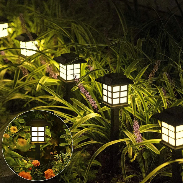 Solar Lawn Landscape Light | IP65 Waterproof Garden Path Lamp | 6 Pack