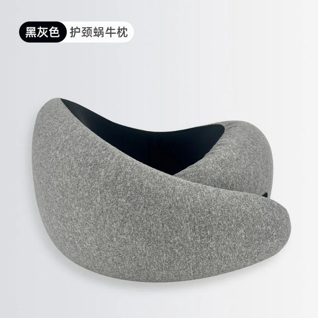Memory Foam Travel Neck Pillow – 360° U-Shape Support