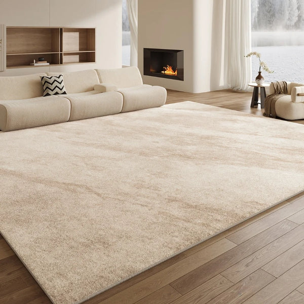 Minimalist Marble Rug - Light Luxury Plush Carpet for Living Room & Bedroom 140x200cm
